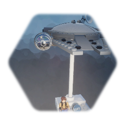 STAR WARS MINIFIGURE HAN SOLO & The Millennium falcon