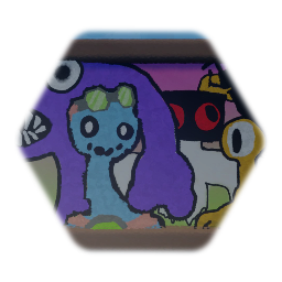 Goggle boo painting