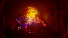 Realistic Fireplace [ OLED MODE - Anti Burn-in ]