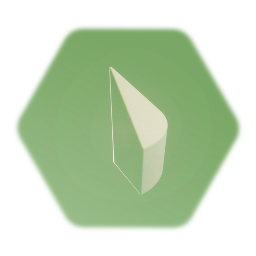 Thin Curved Angled Block