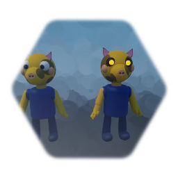 Piggy giraffe models