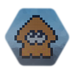 Inkling squid Pixel art