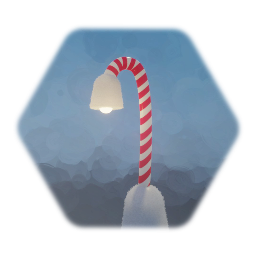 <uipossessvizbody> Dreams Guild - Candy Cane Light Post