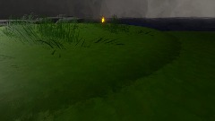 Island with enterable cabin. WIP