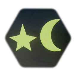 Glow in the Dark Stars and Moons