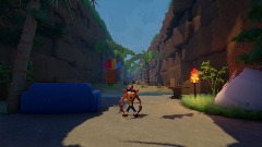 Crash Bndicoot 2:Stage 1 الشاطء
