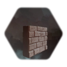 Two sided brick block