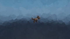 Spinning seal but it's Eevee