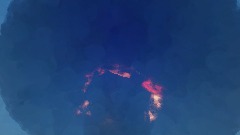 Hot dog getting nuked