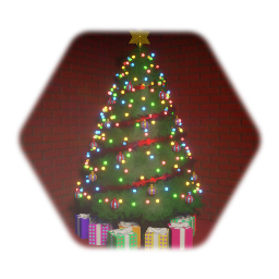 Xmas Tree with Flashing LEDs