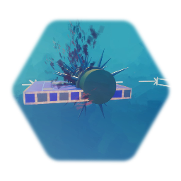 Horizontal Platform w spike log trap w 50 dam. MicroChip