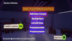 Menu 3 Select your Track