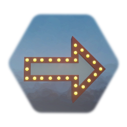 Arrow Blinking Sign