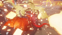 Godzilla y kaijus destrullen la Ciudad (el inicio del apocalip