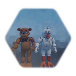 Grandpa and grandma freddy and chica
