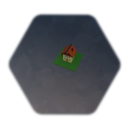 Game Board Grid Segment - House - Yellow