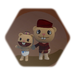 [Happy Tree Friends]　　　　Pop&Cub ポップ＆カブ