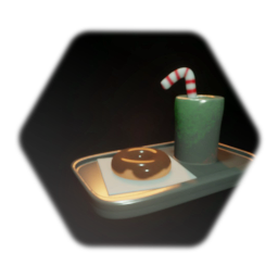 Donut & Milk Tray