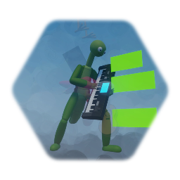 Green Guy with Platform Fighter Mechanics