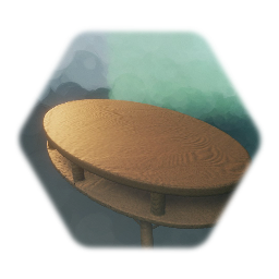 Wood small table