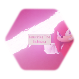 Sonic HyperDrive Knuckles The Echidna Stylized