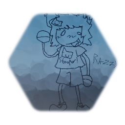 Drawing Of Razzy The Devilsaur