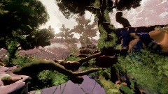 Relaxing jungle scene