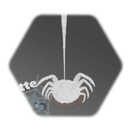2D Silhouette - Hanging Spider