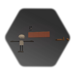 Retro horror game character template