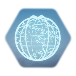 Alien World Neon Globe