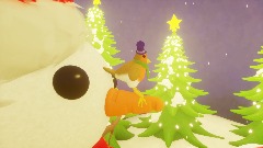Snowman and Robin. VR and Non VR.