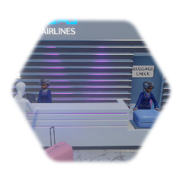 #CUAJ-Airport (Airline Check In Back Wall-TJoeT1)