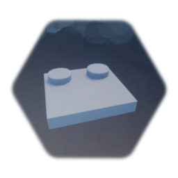 Lego 2x2 Tile (Modified Two Studded)