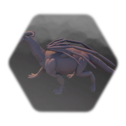 Dragon sculpture (To be animated)