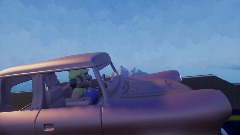 Wario drives off a cliff and drowns