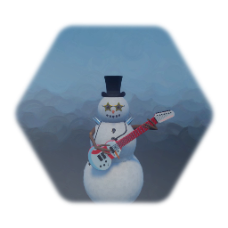 Rockstar Snowman
