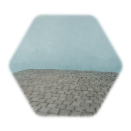 Cobblestone street tile