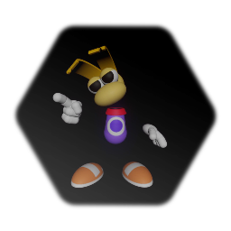 Silly Rayman model I made with zero references.