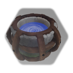Remix of Round Stone Platform ( Water Container)