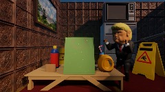 Satirical Cartoon - Donald  Trump