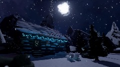 Snowy Winter Night