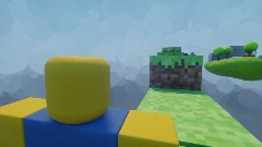 roblox x minecraft  obby (1_2 players)