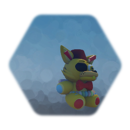 My OC FNAF plush [sneaky the golden fox]
