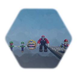 Playable Mario`s Madness Characters (Hard For The Luigis)