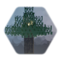 Minecraft tree 3D