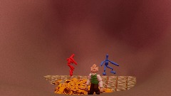 Wallace robs a bank and dies