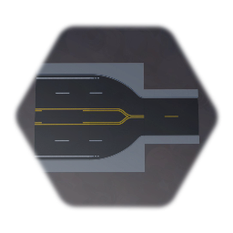 4 to 2 Lane Through Adapter