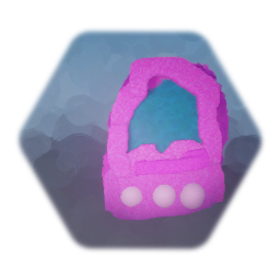 giant pink kawai tamagochi.