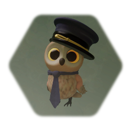 Owl with hat