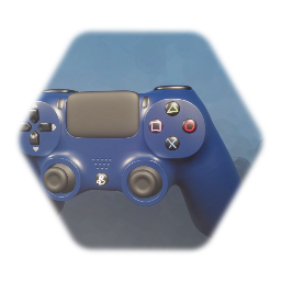 Blue PS4 Controller interactive (+ effects)
